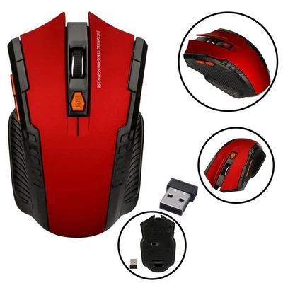 £4.43 • Buy Mouse Mice Laptop Computer Wireless PC Optical Scroll + USB Cordless 2.4 GHz