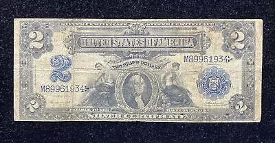 1899 $2 Silver Certificate Note  • $205