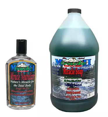 Miracle II Gallon Regular Soap & Neutralizer Liquid 22oz Bundle • $88.95