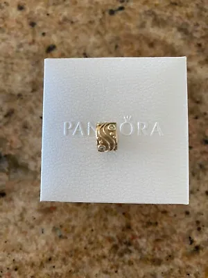 $560 • Buy Pandora Gold Charm With Diamonds