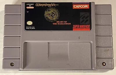 MECHWARRIOR & WIZARDRY VI SNS HEART OF THE MAELSTROM CAPCOM Super Nintendo GAMES • $38.99