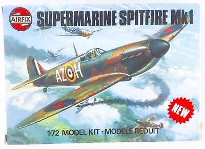 Vintage Airfix 1:72 Supermarine Spitfire MK1 Series 1 Model Kit NIB Made In UK • $18