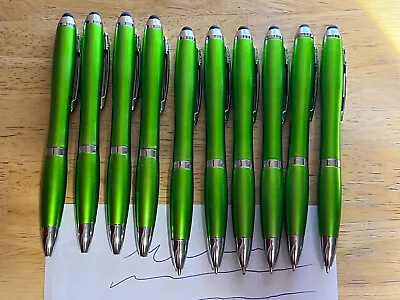 Stylus Pen Anngrowy Pens For Touch Screens Universal Ballpoint 2 In 1 (lot 10) • $15