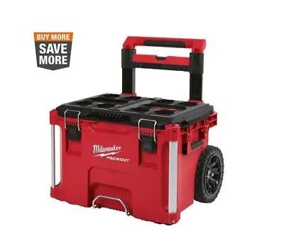 PACKOUT 22 In. Rolling Modular Tool Box 9 In. All-terrain Wheels - Free Ship • $119