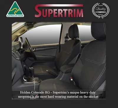 Premium Neoprene Waterproof Front Seat Covers Fit Holden Colorado RG  (2012-on) • $229