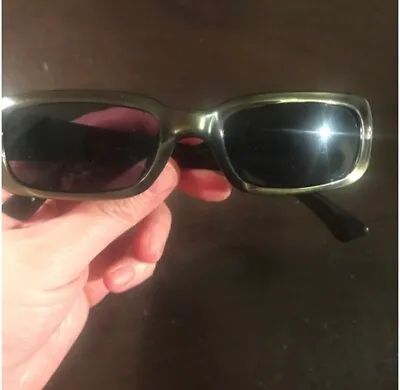 Vintage Italian Sunglasses Firenze Italian Design For Women Olive/Black VGC • $65.50