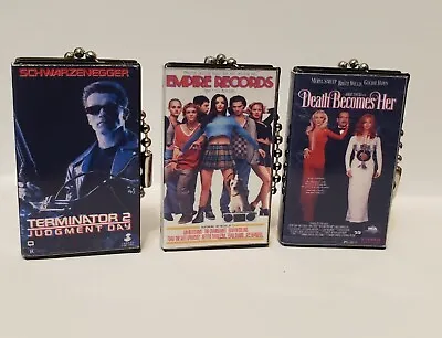 $8 • Buy 90s Movies VHS Keychains