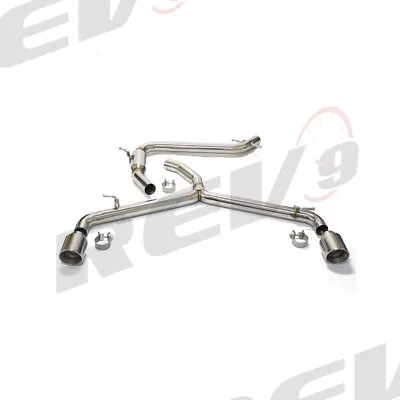 Rev9 2.5  Turbo Exhaust System Stainless For 09-14 Vw Gti Golf Mk6 2.0t Tfsi • $385