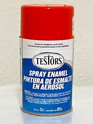 Testors Spray Paint  ~  Gloss Competition Orange 1628  ~  Gloss Enamel 3oz Hobby • $7.75