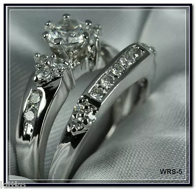 2.0 Ct Round Top Russian Vintage CZ Moissanite Simulant Engagement Wedding Ring • $20.80