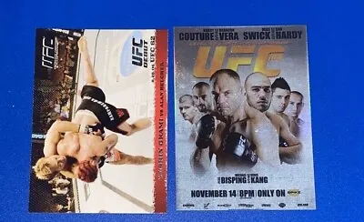 Yushin Okami UFC 2009 Rookie RC & Couture Vs Vera 105 Poster Card Lot Mma • $3.99