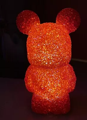 ￼Disney Parks Vinylmation ￼Light Up ￼7  Mickey Mouse Figurine Hard To Find Red • $29.95