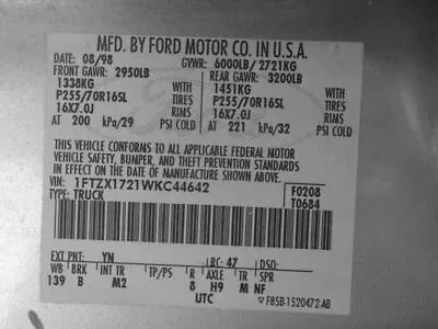 Rear Axle 8.8  Ring Gear 3.55 Ratio ID S862C Fits 97-00 FORD F150 PICKUP 1426035 • $694.99