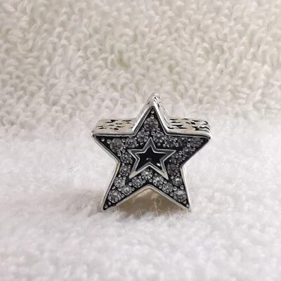 $29.99 • Buy Authentic PANDORA Sterling Silver 925 Sparkling Asymmetric Star Charm 790016
