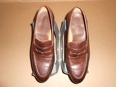 MEERMIN Mallorca Good Year Welter Slip Ons Leather Dress Shoes Mens Sz. 9 !!! • $128.99