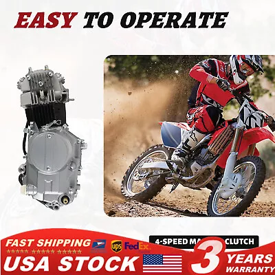 125CC 4-speed Motor Engine For HONDA CRF50 CRF70 XR50 XR70 Z50 CT70 Mini Trail • $242.25