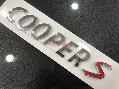 Chrome Emblem Badge Chrome Cooper S Logo Countryman Clubman For Mini Cooper • $11.95