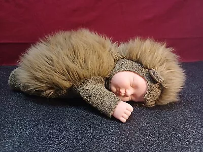 Anne Geddes Vintage Hedgehog Large Size 15  Sleeping Baby  • $20