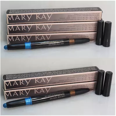 Mary Kay Shadow & Line Eye Duo Bali Blue Boxed Lot Of 5 • $29