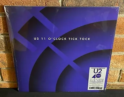 U2 - 11 O'clock Tick Tock Limited RSD TRANS BLUE VINYL 12  Single Gatefold New! • $15.99