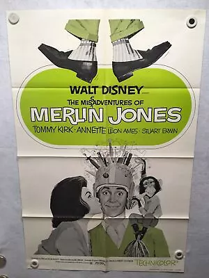 1972 The Misadventures Of Merlin Jones Original 1SH Movie Poster 27 X 41 • $31.45