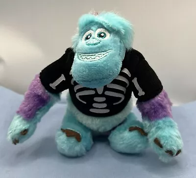 Disney Pixar Monsters Inc University Sully Halloween Skeleton Shirt Boo Plush 5  • $12