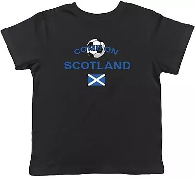 Kids T Shirt Scotland Football Come On Sports Childrens Boys Girls Gift • £5.99