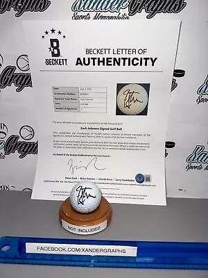 $209.99 • Buy Zach Johnson Titleist Prov1x Signed Autographed Golf Ball Master-beckett Bas Loa