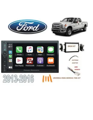 2013-2016 FORD F250/F350/450/550 STEREO KIT Apple CarPlay Android Auto • $194.99