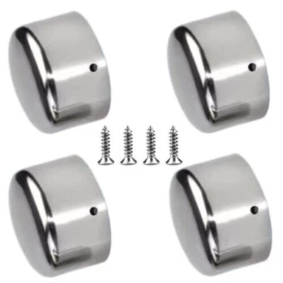 £9.59 • Buy 2 Pairs Handrail End Caps End Caps Round Handrail End Cap Handrail End Cover For