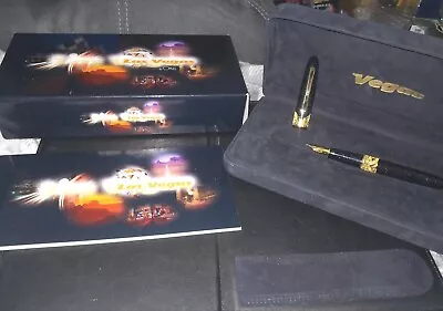 Omas Las Vegas Fountain Pen Limited Edition Gold & Diamonds Box & Papers - Rare! • $1800