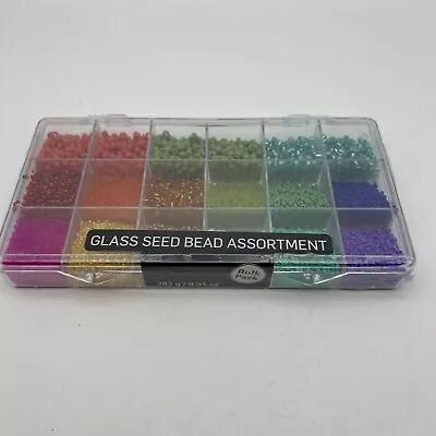 Cousin Glass Seed Bead Assortment  Multiple Colors  282g/9.94oz DIY Jewelry • $12.35