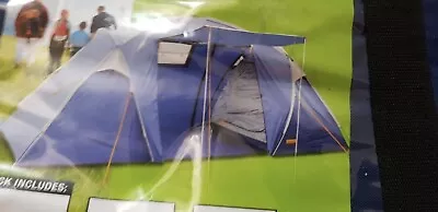 Brand New Four Man Family Tent Plus 2 New Sleeping Bags • £100