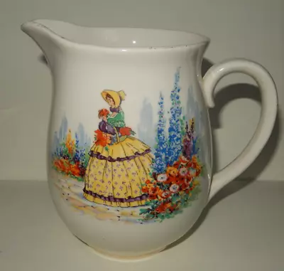 Crinoline Lady Jug By Falcon Ware • £3.90