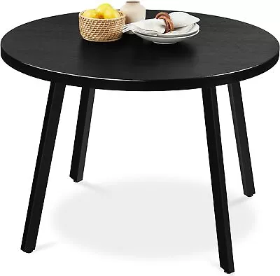 Best Choice Products 35.5in Round Mid-Century Modern Dining Table Black  • $121.70