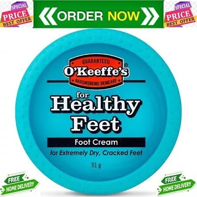 O'Keeffe's Healthy Feet 91g Packaging May Vary Fast Delivery • £12.58