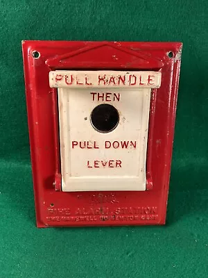 Vintage Gamewell Private Fire Alarm Box Pull Station Patented 1924 • $109