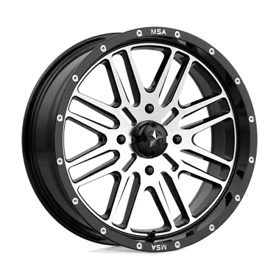 MSA Offroad Wheels MA38 18X7 4X156 G-BLK MACH 10MM - M38-018756 • $156