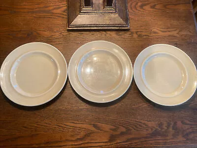 METLOX Pottery COLORSTAX Sand Beige - Set Of 3 SALAD PLATES • $17.99