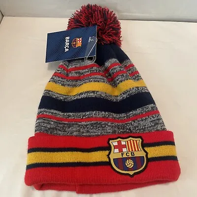 FC Barcelona Knitted Soccer Beanie Unisex • $23