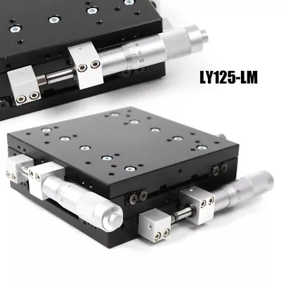 LY125-LM Manual Sliding Table Displacement Platform X-Y Axis Translation Stage • $103.95