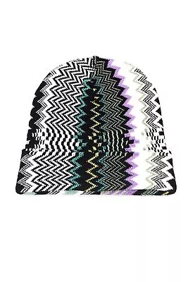 Missoni Women Multicolor Beanie Hat Wool Geometric Striped Casual One Size Cap • $119.97