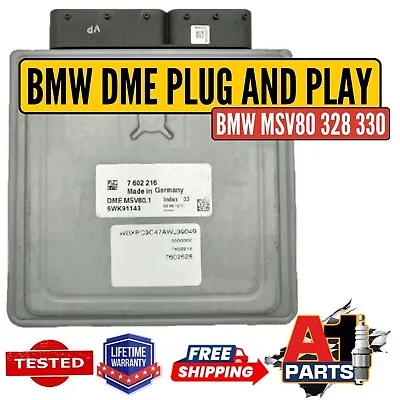 2007-2013 BMW 128i 328i ECU DME ENGINE COMPUTER PLUG AND PLAY PROGRAM  LIFETIME • $220
