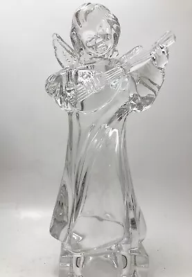 Mikasa Lead Crystal Angelic Mandolin Figurine Herald Collection 8  Germany • $23.95