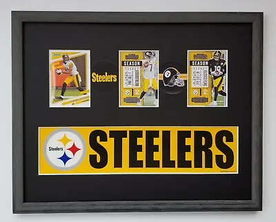 $23 • Buy Pittsburgh Steelers 11x14 Frame W/a Team Decal And 3 Cards
