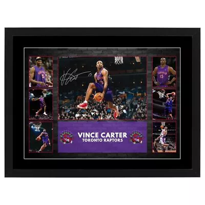 Vince Carter Signed Framed Poster Jordan Kobe Lebron Kobe Basketball Memorabilia • $79