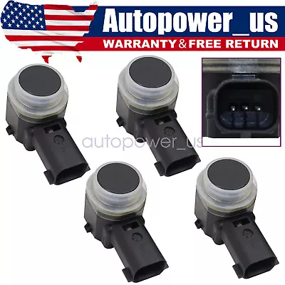 4PCS Bumper Parking PDC Aid Sensor Black 8A53-15K859-ABW For Ford Explorer Focus • $26.05