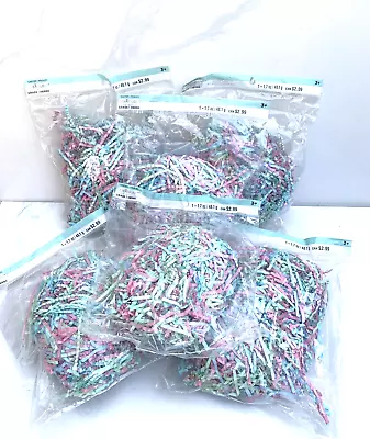 $7.99 • Buy Lot Of 5 Packs Easter Grass Basket Filler Paper By Creatology Pastel Colors