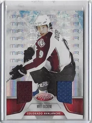 2011-12 Panini Certified Mirror Red Dual Materials Jersey Matt Duchene #129 /99 • $3.99