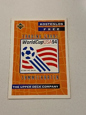 £1 • Buy Upper Deck World Cup USA 1994 Trading Cards - Select From List